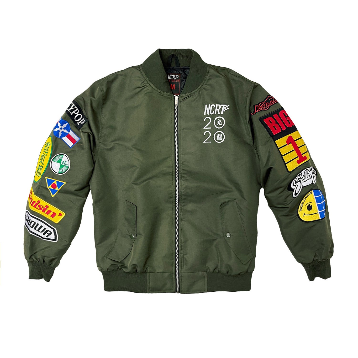 Neo Kowloon Bomber Jacket (Olive Green)