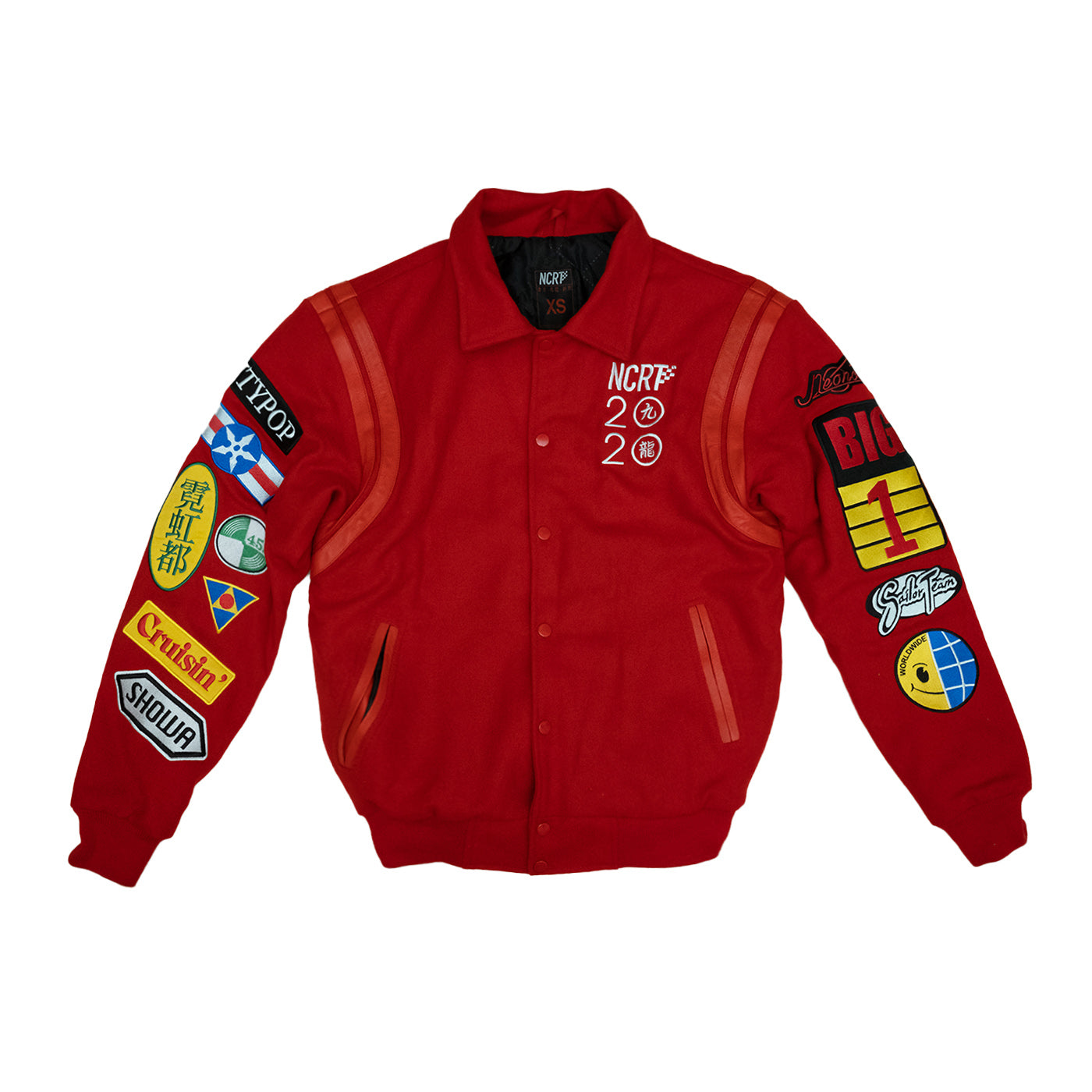 Neo Kowloon Wool Varsity Jacket 3.0 (Red)